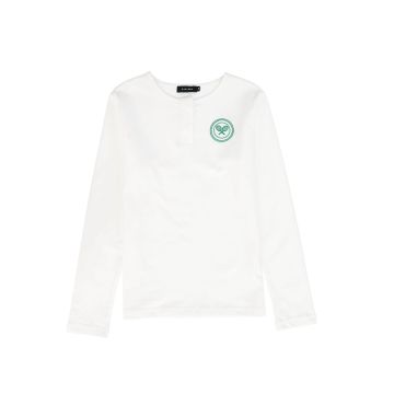 Bamboo Tennis Racquet LS Tee Green