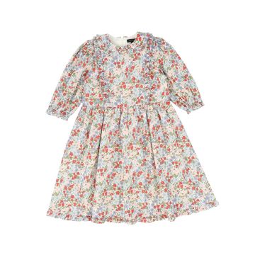 Bamboo Floral Trim Dress 