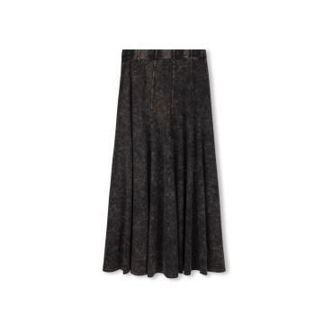 Cabana Mineral Wash Paneled Midi Skirt 