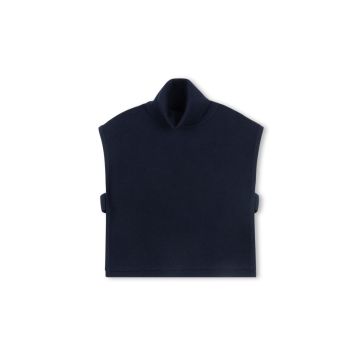Vibe Turtleneck Knit Vest Navy