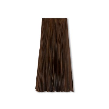 Tustello Teel Pleated Midi Skirt Brown