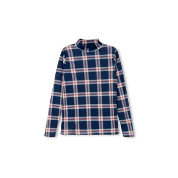 Layering Printed Turtleneck navy