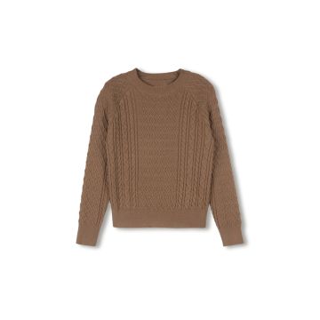 Phil & Phoebe Yarrow Cable Knit Turtleneck Sweater