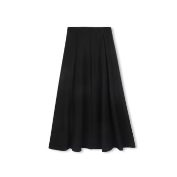 Vibe Ponti Paneled Midi Skirt 
