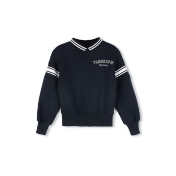 Phil And Phobe Tomorrow Print Collared Sweatshirt 