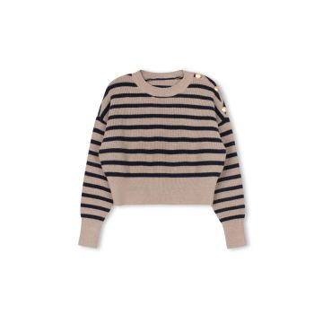 Vibe Striped Cotton Knit Sweater 