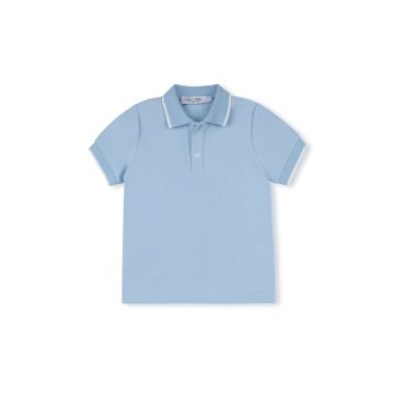 Duke And Port Pinstripe Placket SS Polo 