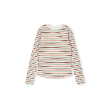 Vibe Multi Striped Ribbed T-shirt 