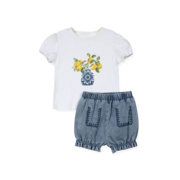 Phil & Phoebe Lemon Bloomer Set 