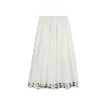 Mallory & Merlot Pastel Embroidered Skirt 