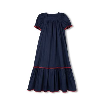 Lilou Poplin Square Neck Robe 