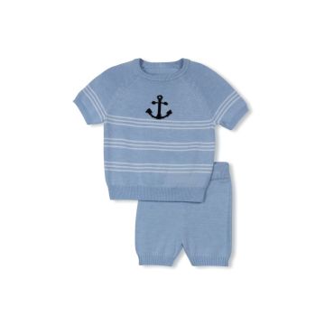 Harper James Striped Anchor Knit Set 