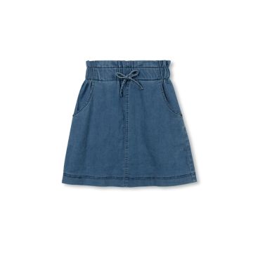 Cabana Back Pocket Stitching Skirt Denim