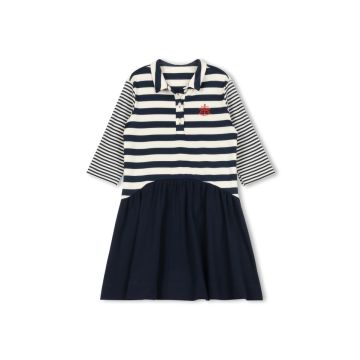 Phil & Phoebe Bliss Striped T-shirt And Woven Dress