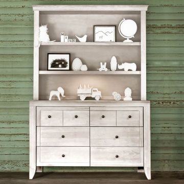 Milk Street Baby Cameo Hutch/Bookcase 