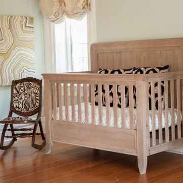 Milk Street Baby Cameo Sleigh Convertible Crib 
