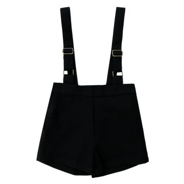 Coco Blanc Black Suspender Shorts