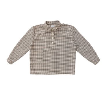 Coco Blanc Houndstooth Boxy Shirt