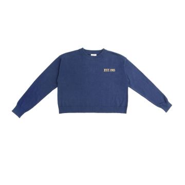 Coco Blanc Boxy Sweater Navy