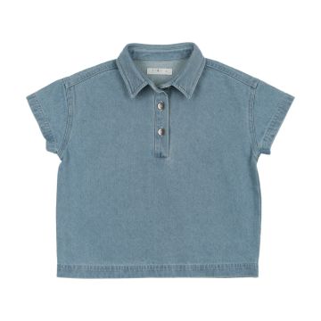 Coco Blanc Oversized Shirt Blue Denim