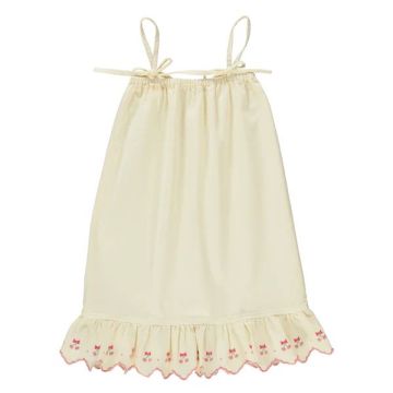 Bebe Organic Cerise Dress Natural Cherry Denim
