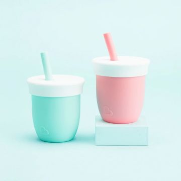 Munchkin C’est Silicone! Training Cup with Straw