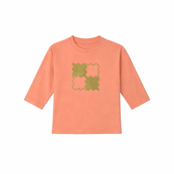 Rooie and Friends Georgia Tshirt 3/4 Sleeve Sunkissed