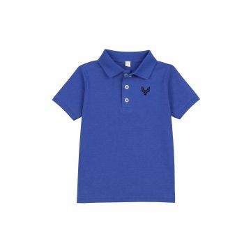 Bopop Royal Blue Emblem SS Polo