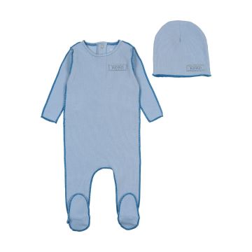 Bee and Dee Classic Ribbed Footie with Beanie
