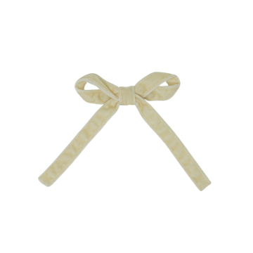 Bandeau Classic Velvet Medium Bow Clip