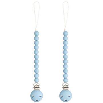 Comfy Cubs Pacifier Cips 2pk Sky Blue