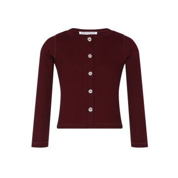 Little Parni Rhinestone Cardigan