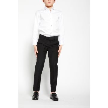 Charkole classic fit dress pants in black