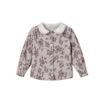 Nou Nelle Corduroy Floral Shirt