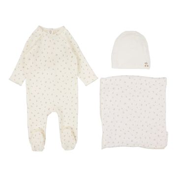 Lil legs Cherry Print Layette Set
