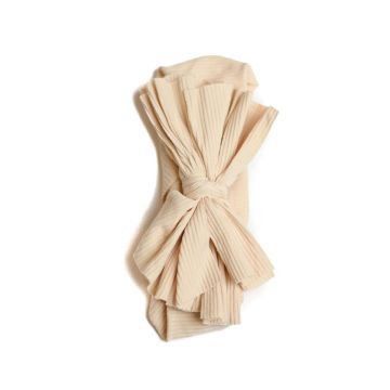 Nicsessories Butter Soft Baby Bow Headband Cream