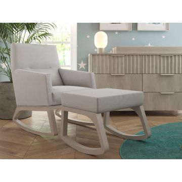 Moonlit Crescent Collection Rocker + Ottoman