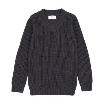 Panther Slate Chunky Knit top