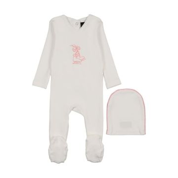 Cuddle and Coo Ice Skate Stretchie with Hat