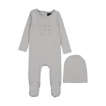 Cuddle and Coo Sail Boat Stretchie with Hat