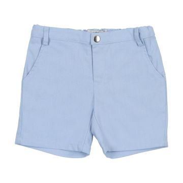 Panther Linen Light Blue Shorts