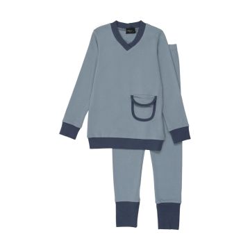 Cuddle and Coo Blue Mini Pocket Pajamas