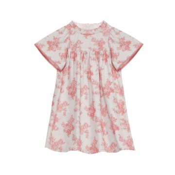 Cera Una Volta Leonidas Dress Toile De Jouy Pink