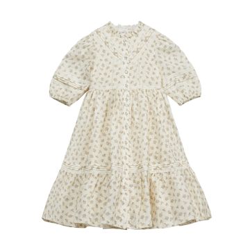 Cera Una Volta Madelaine Dress Cream Flower