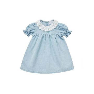 Cera Una Volta Frankie Dress Baby Denim Blue