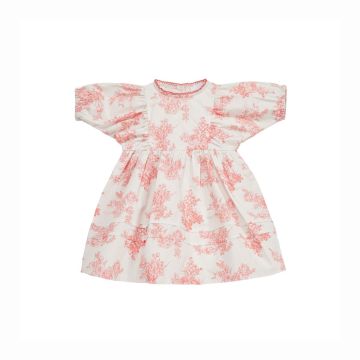 Cera Una Volta Kana Dress Toile De Jouy Pink