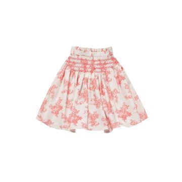Cera Una Volta Selene Skirt Toile De Jouy Pink