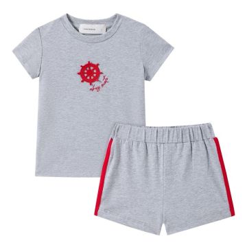 Limonana Coastal Boy Set Grey/Red
