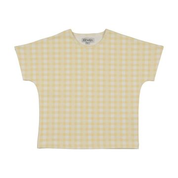 Kin+Kin GINGHAM BOXY T-SHIRT