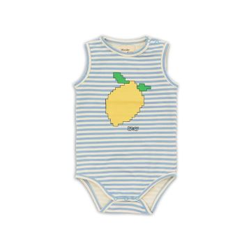 Wander & Wonder Baby Summer Onesie Mist Stripe
